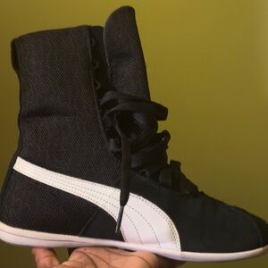 Black High-Top Puma Sneakers